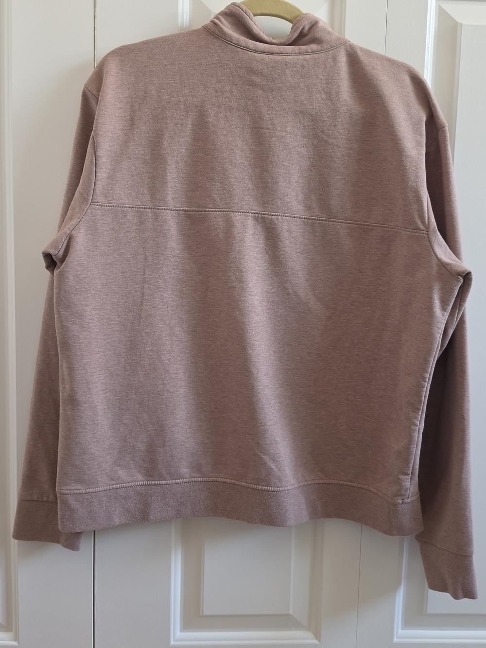 Patagonia Ahnya Pullover Quarter Zip Casual Sweatshirt Stingray Mauve - Picture 5 of 10